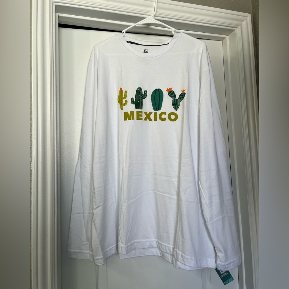 Men’s Long Sleeve T-shirt, MEXICO 🇲🇽 
2XL, NWT